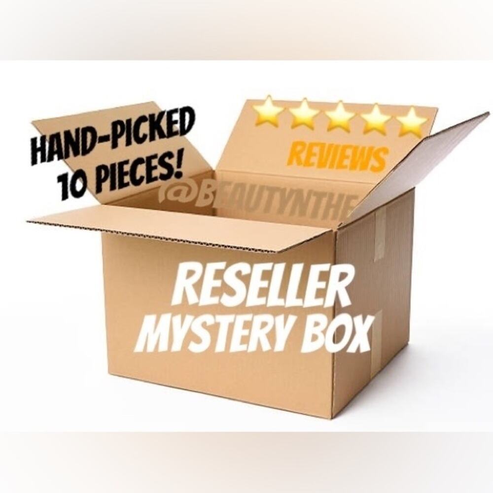 Reseller MYSTERY box; 10 items; Variety of Sizes Brands Styles